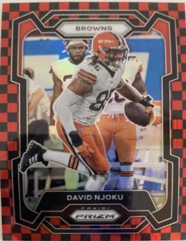 David Njoku [Black Red Checker] #70