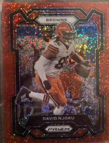 David Njoku [Red Sparkle] #70