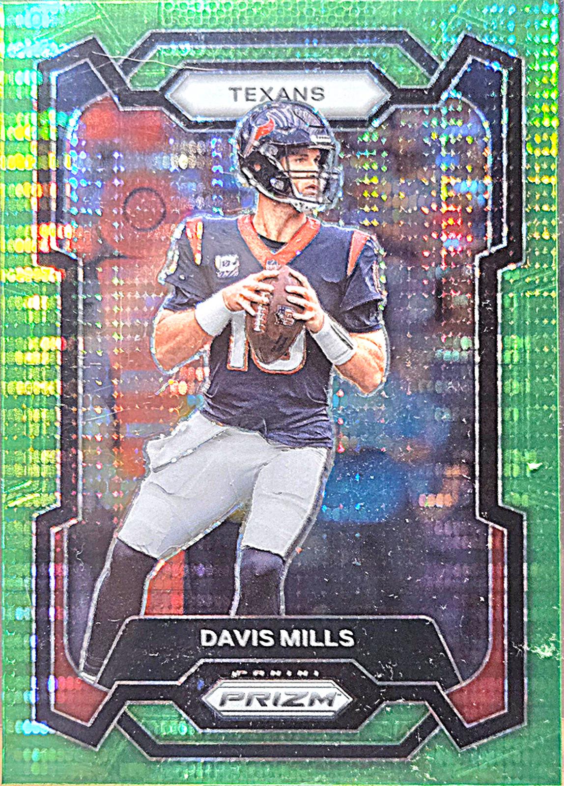 Davis Mills [Neon Green Pulsar] #117