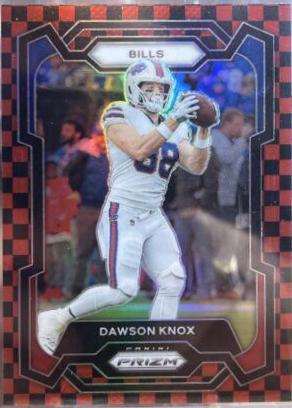 Dawson Knox [Black Red Checker] #28