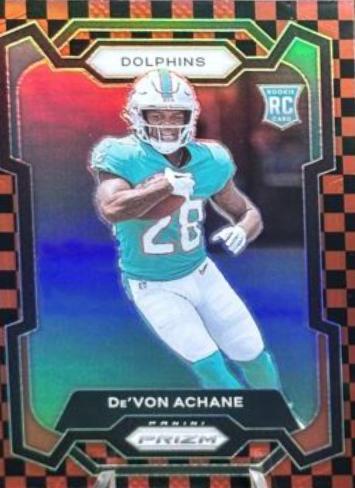 De'Von Achane [Black Red Checker] #365