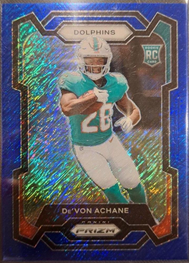 De'Von Achane [Blue Shimmer] #365