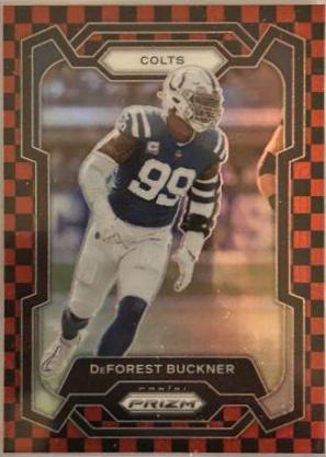 DeForest Buckner [Black Red Checker] #125