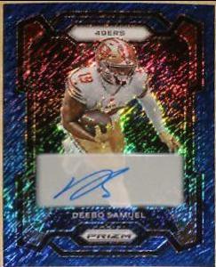 Deebo Samuel [Autograph Blue Shimmer] #268