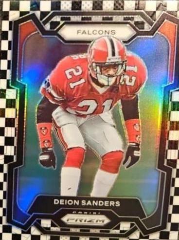 Deion Sanders [Black White Checker] #15
