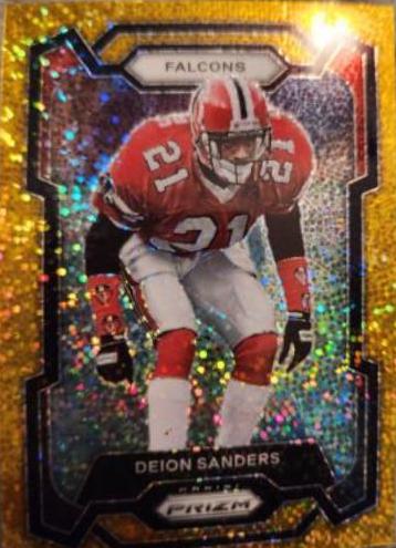 Deion Sanders [Gold Sparkle] #15