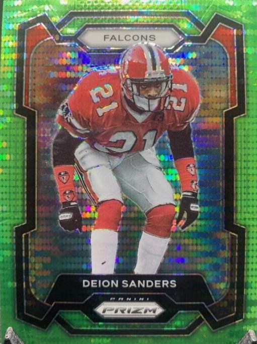 Deion Sanders [Neon Green Pulsar] #15