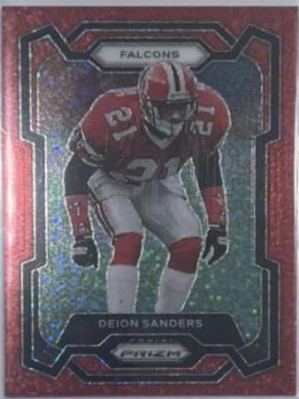 Deion Sanders [Red Sparkle] #15