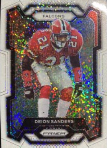 Deion Sanders [White Sparkle] #15