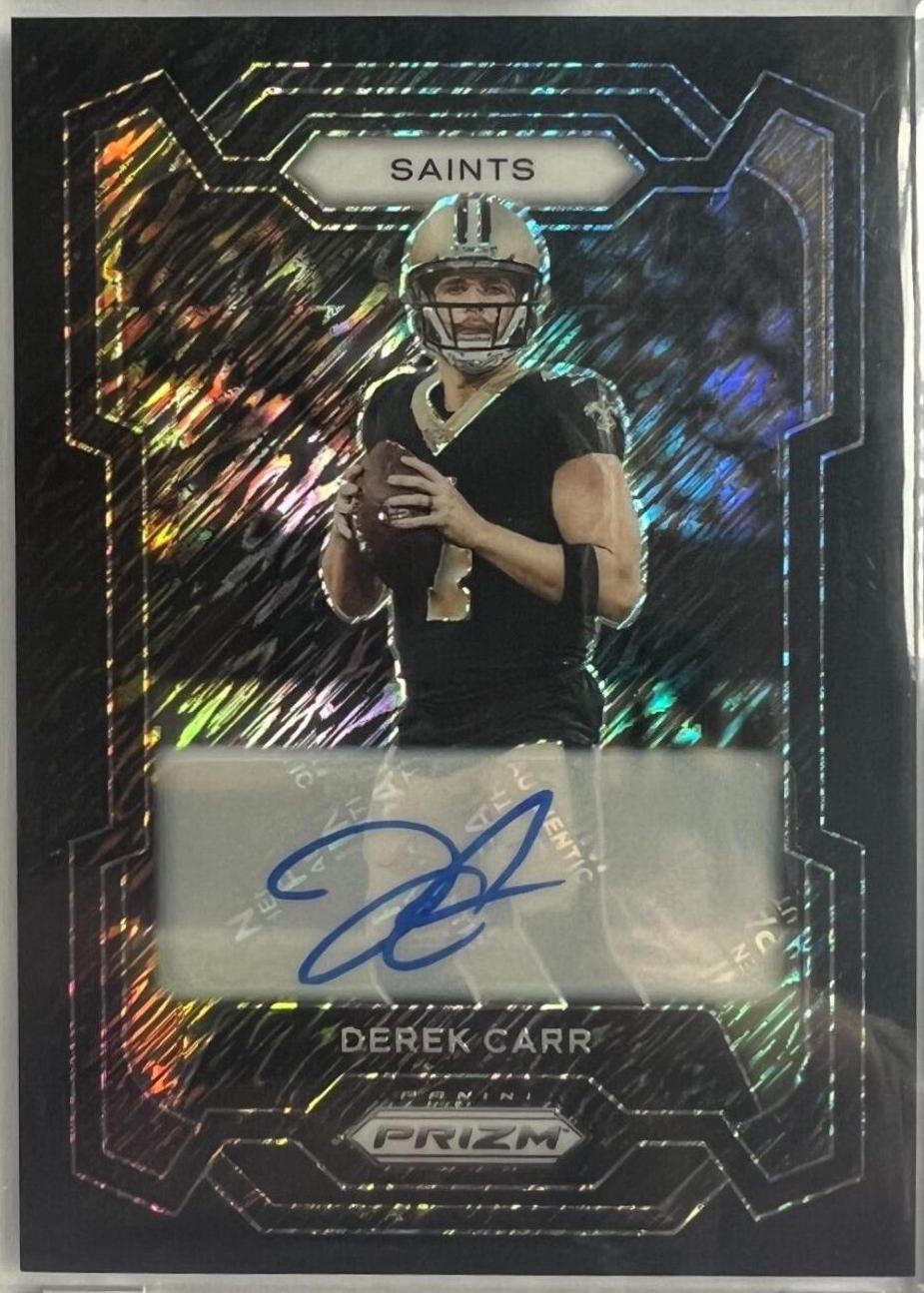 Derek Carr [Autograph Black Shimmer] #213