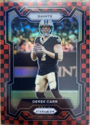 Derek Carr [Black Red Checker] #213