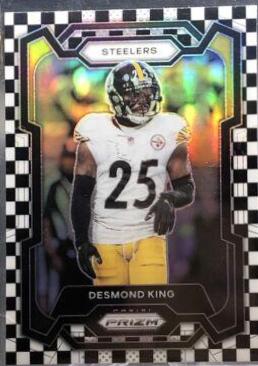 Desmond King [Black White Checker] #118