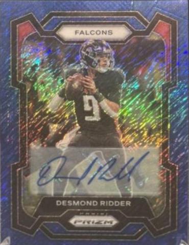 Desmond Ridder [Autograph Blue Shimmer] #9
