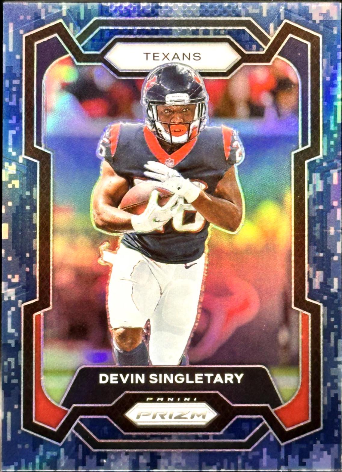 Devin Singletary [Blue Shimmer] #119