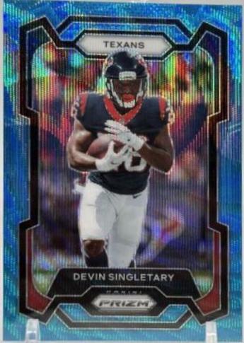 Devin Singletary [Blue Wave] #119