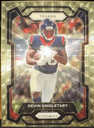 Devin Singletary [Gold Vinyl] #119