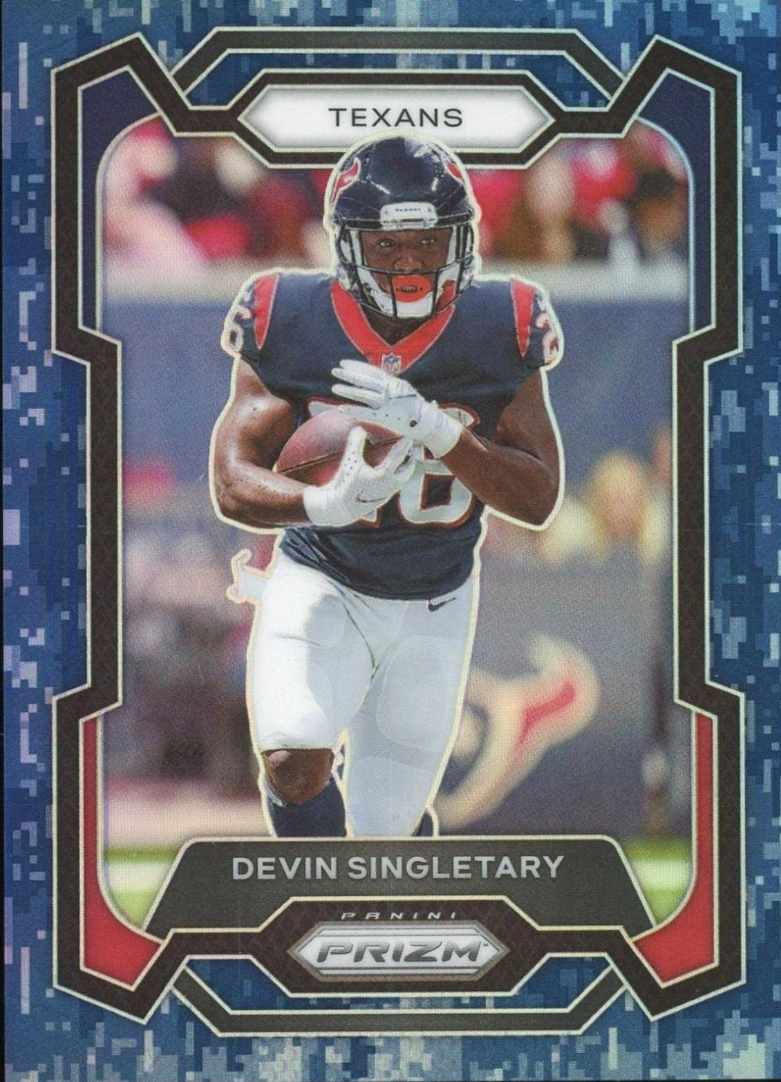 Devin Singletary [Navy Camo] #119