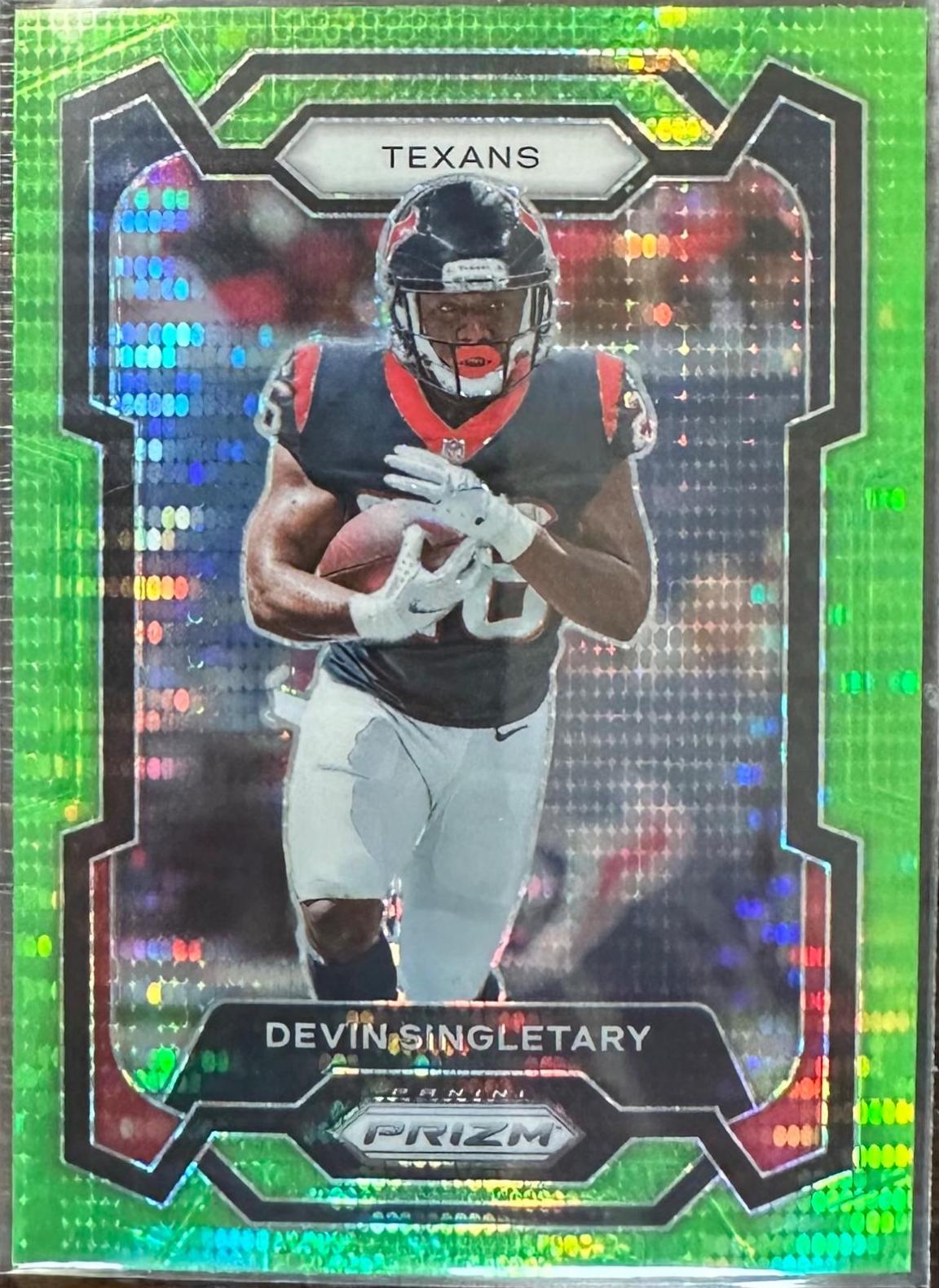 Devin Singletary [Neon Green Pulsar] #119