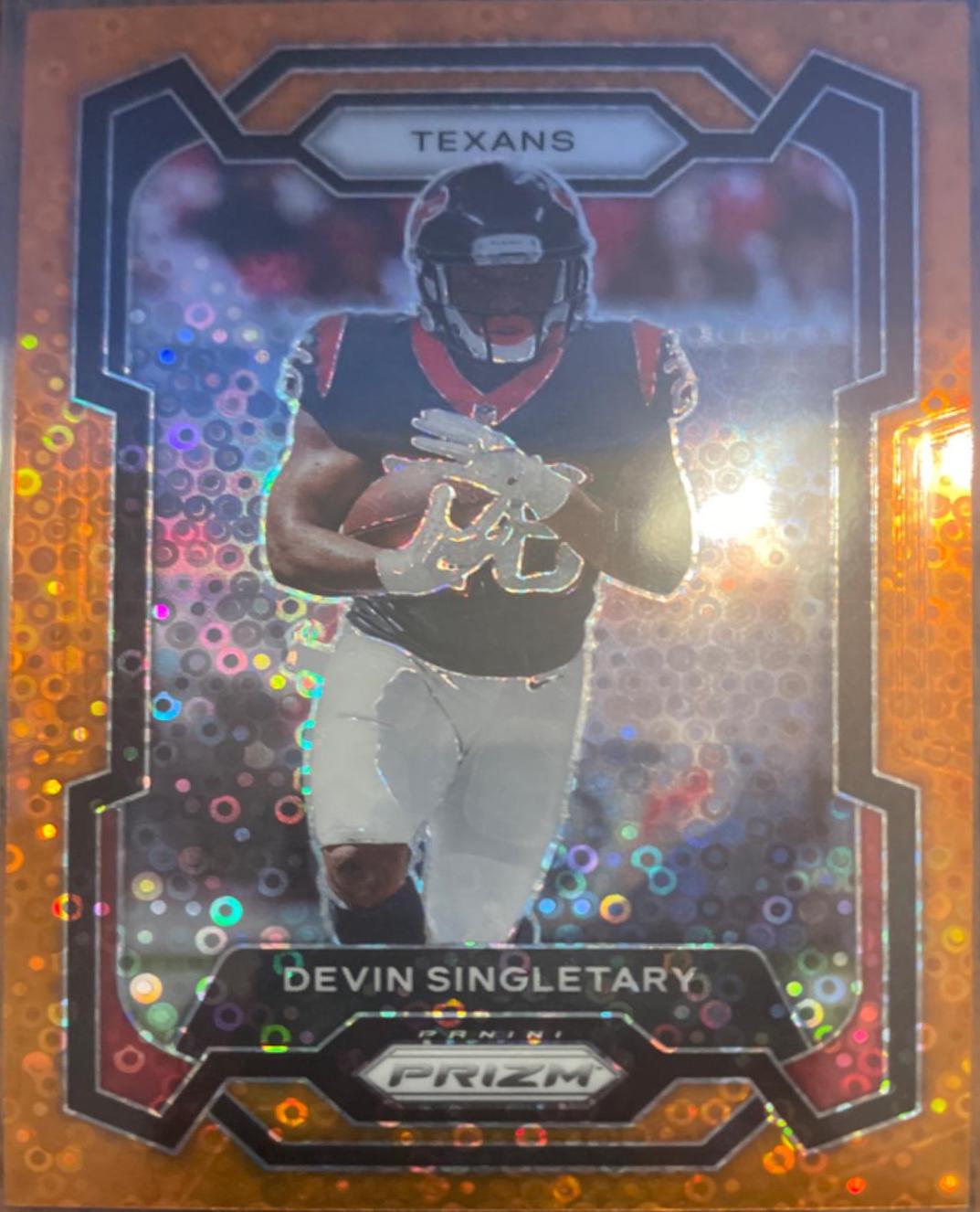 Devin Singletary [Orange Disco] #119