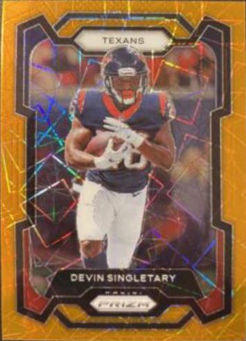 Devin Singletary [Orange Lazer] #119