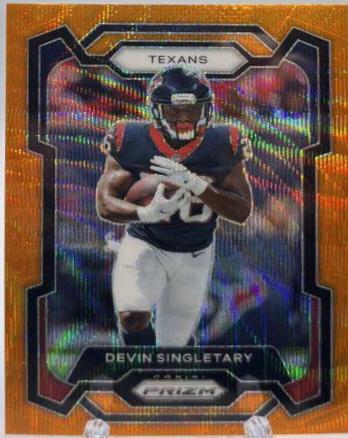 Devin Singletary [Orange Wave] #119