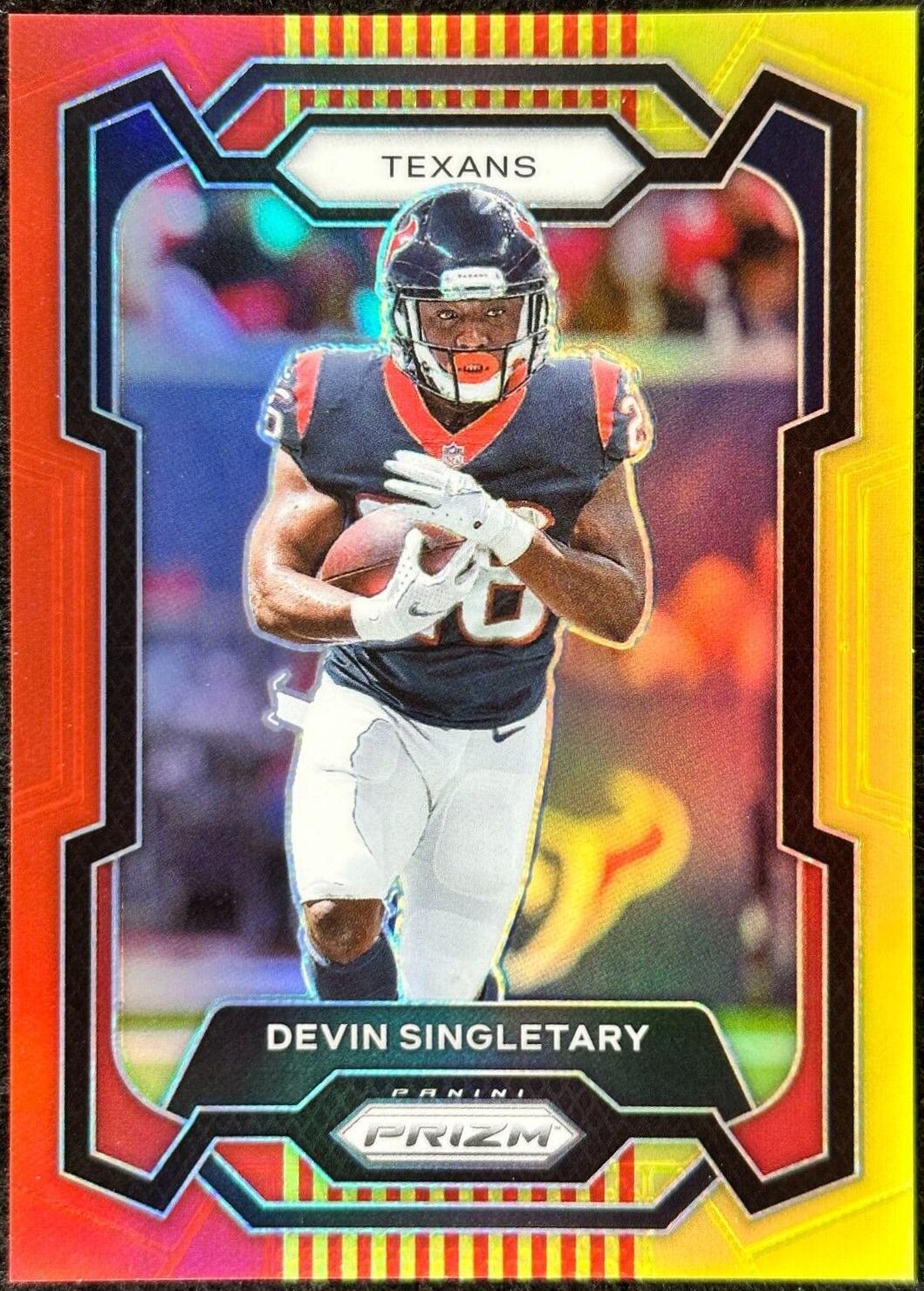 Devin Singletary [Red Yellow] #119
