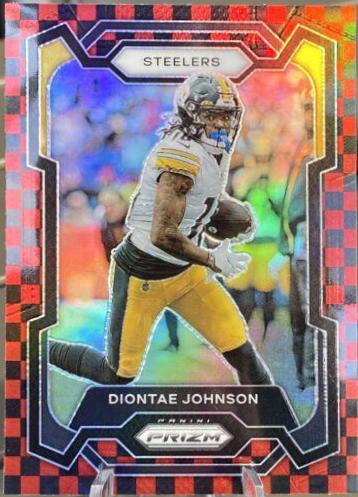 Diontae Johnson [Black Red Checker] #247