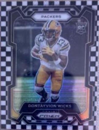 Dontayvion Wicks [Black White Checker] #333