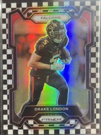 Drake London [Black White Checker] #10