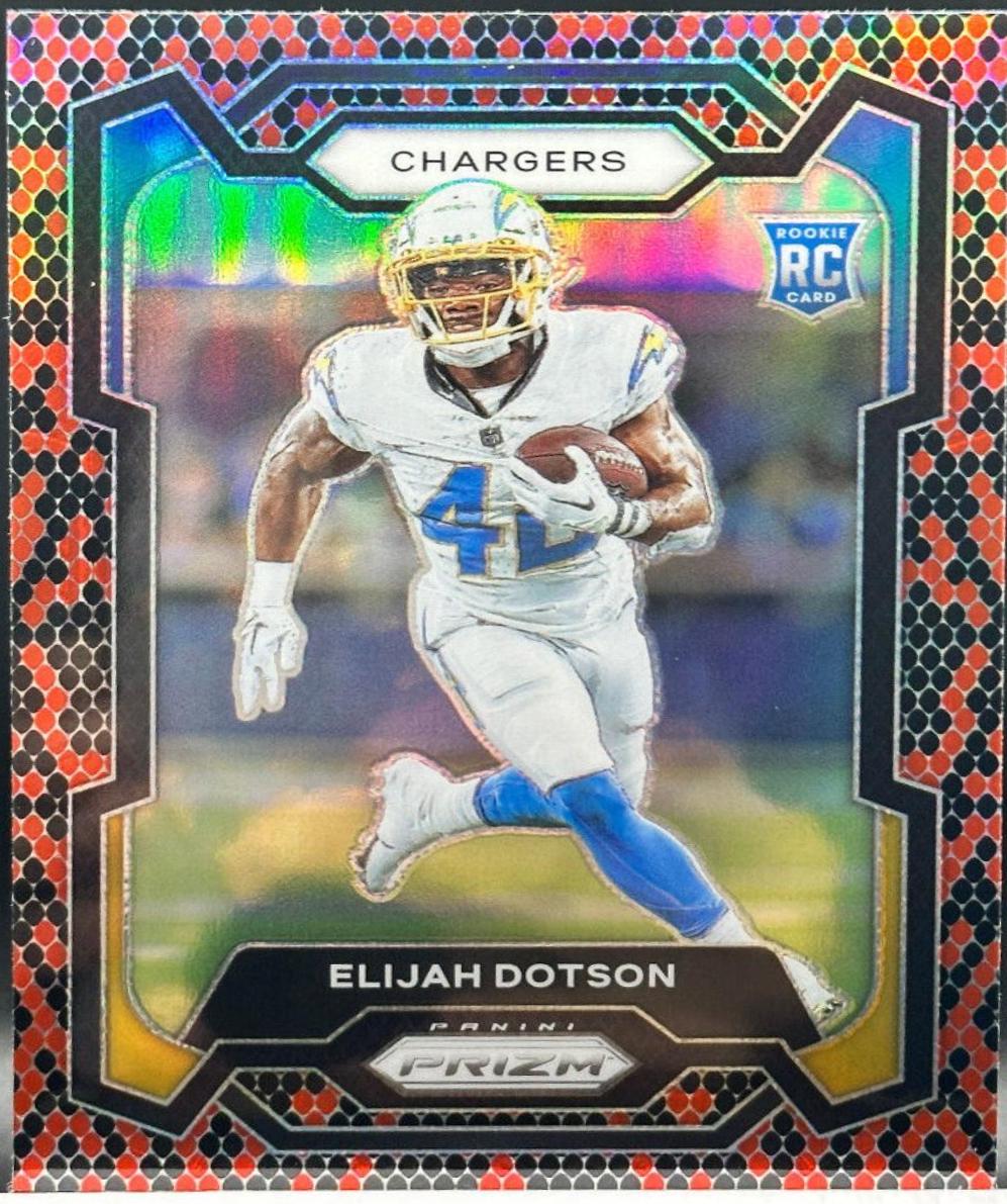 Elijah Dotson [Black Red Checker] #352