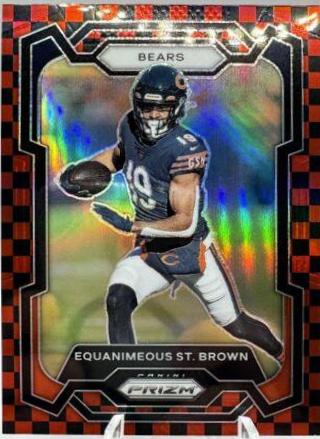 Equanimeous St. Brown [Black Red Checker] #53