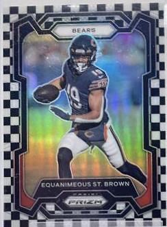 Equanimeous St. Brown [Black White Checker] #53
