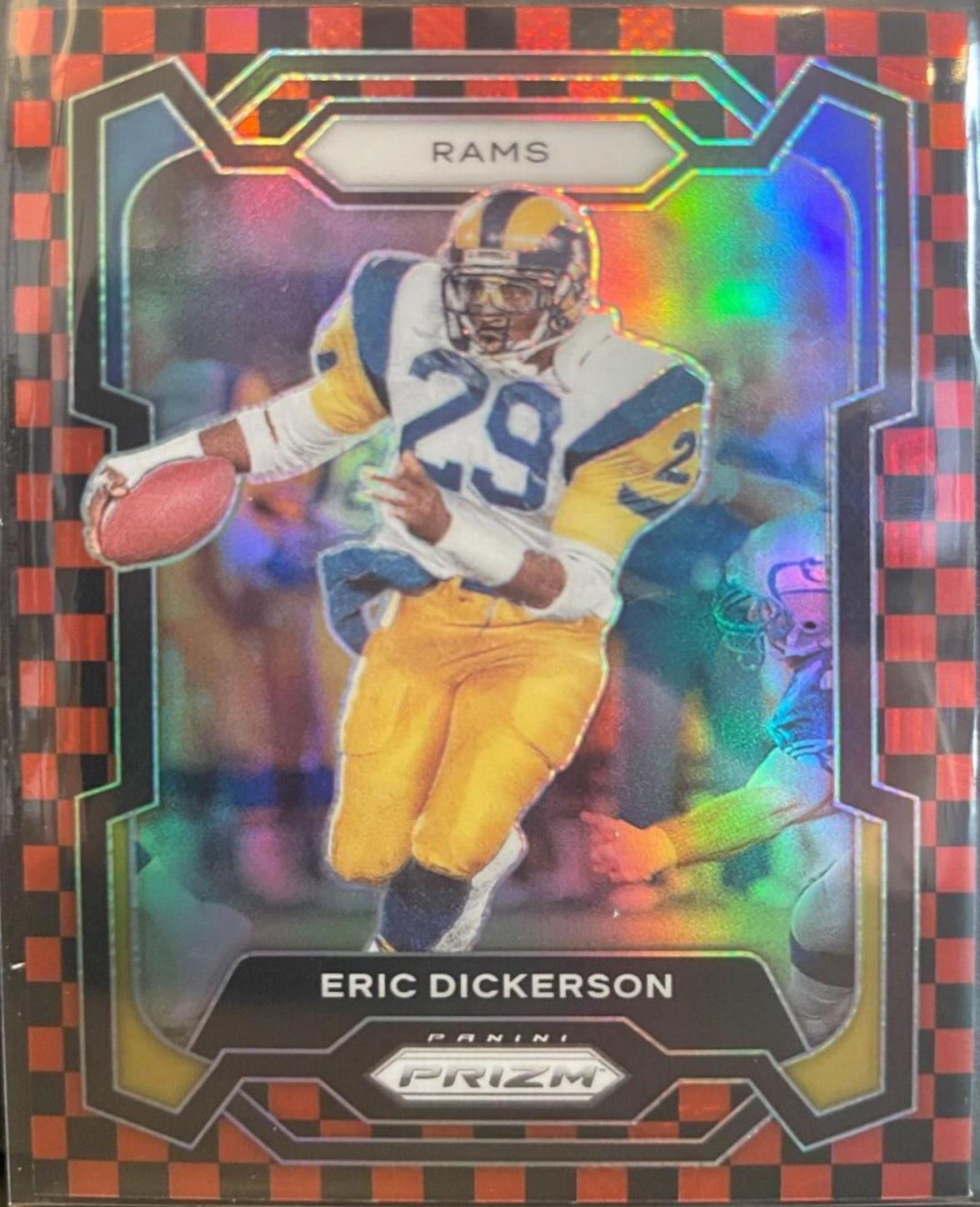 Eric Dickerson [Black Red Checker] #168