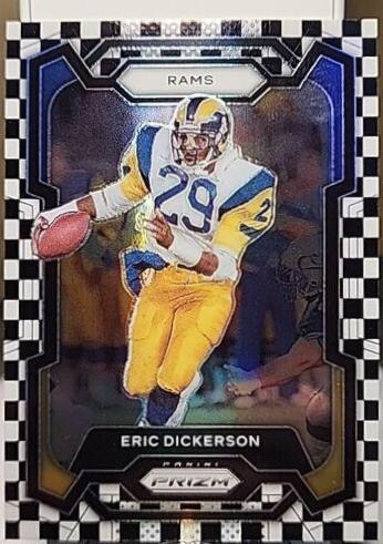 Eric Dickerson [Black White Checker] #168