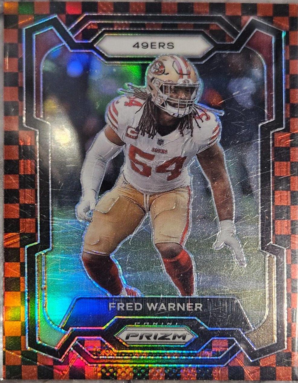 Fred Warner [Black Red Checker] #270