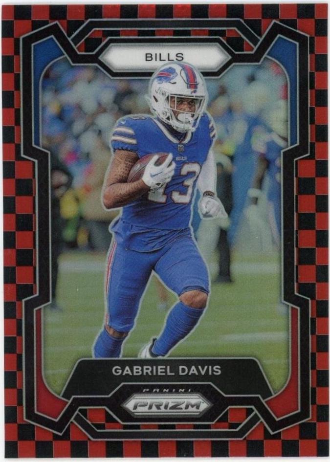 Gabriel Davis [Black Red Checker] #29