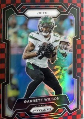 Garrett Wilson [Black Red Checker] #233