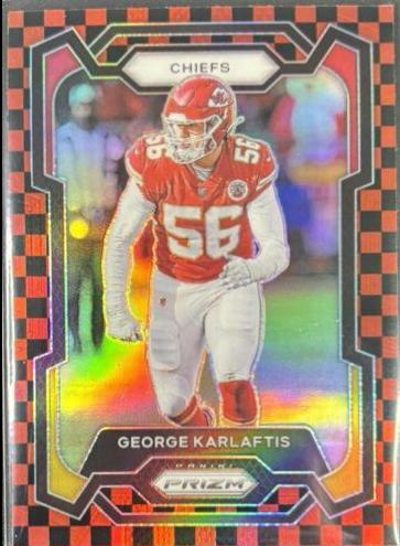 George Karlaftis [Black Red Checker] #143