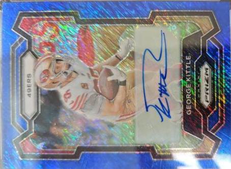George Kittle [Autograph Blue Shimmer] #271