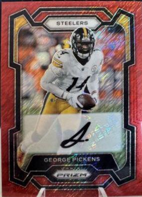 George Pickens [Autograph Red Shimmer] #248