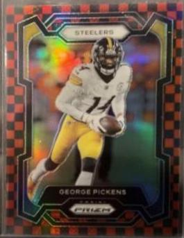 George Pickens [Black Red Checker] #248