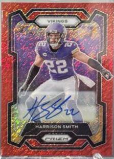 Harrison Smith [Autograph Red Shimmer] #192