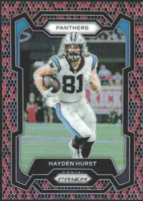 Hayden Hurst [Black Red Checker] #42