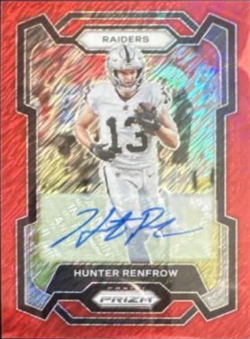 Hunter Renfrow [Autograph Red Shimmer] #175