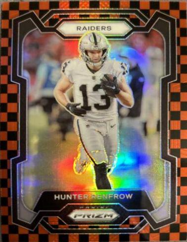 Hunter Renfrow [Black Red Checker] #175