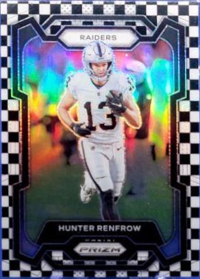 Hunter Renfrow [Black White Checker] #175