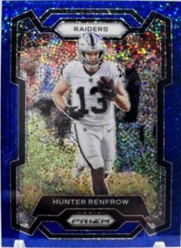 Hunter Renfrow [Blue Sparkle] #175