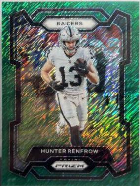 Hunter Renfrow [Green Shimmer] #175