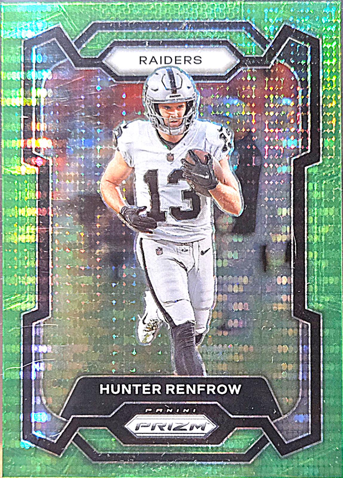 Hunter Renfrow [Neon Green Pulsar] #175