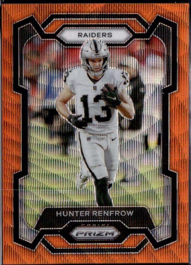 Hunter Renfrow [Orange Wave] #175
